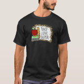 Teach Love Inspire Leopard Cheetah Print 100 Days Tシャツ (正面)