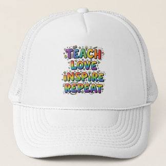 Teach Love Inspire Repeat 先生への感謝を込めて キャップ