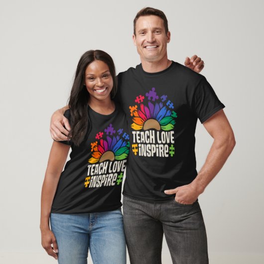 Teach Love Inspire SPED Teacher Speducator Special Tシャツ (ユニセックス)