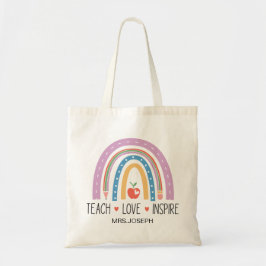 Teach Love Inspire Teacher トートバッグ