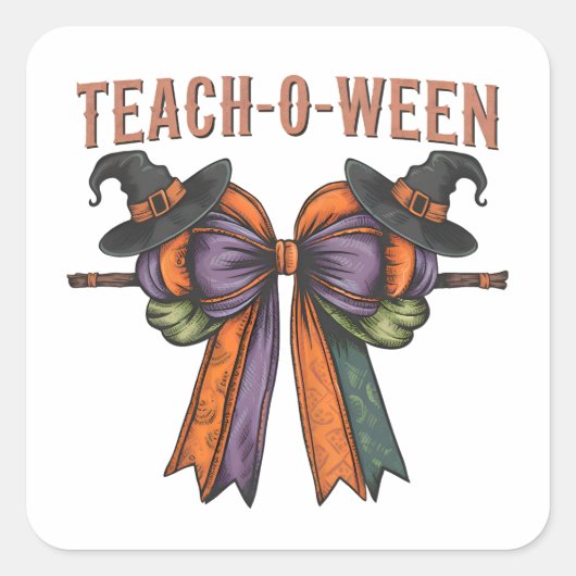 Teach-O-Ween スクエアシール (正面)