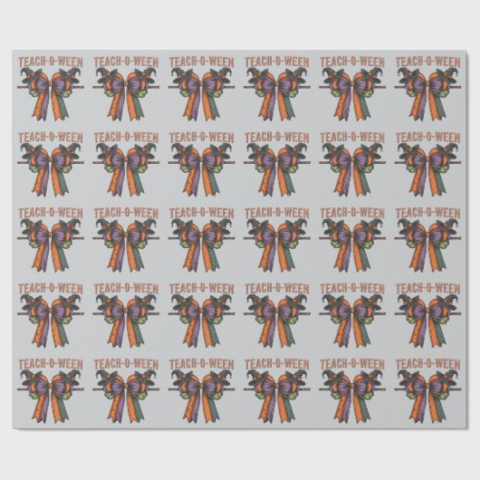 Teach-O-Ween ラッピングペーパー (フラット)