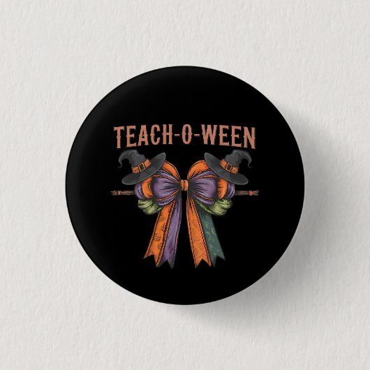 Teach-O-Ween 缶バッジ (正面)