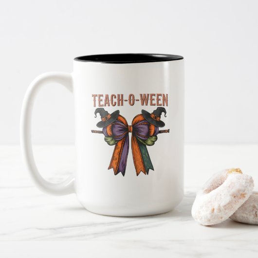 Teach-O-Ween Mug ツートーンマグカップ (ドーナツ)