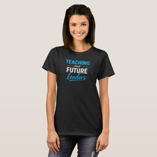 Teach Our Future Leaders - Patriotic Teacher  Tシャツ (正面フル)