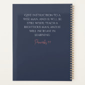 Teach Pray Repeat Planner プランナー手帳 (裏面)