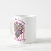 teach them love them watch them grow コーヒーマグカップ (正面左)