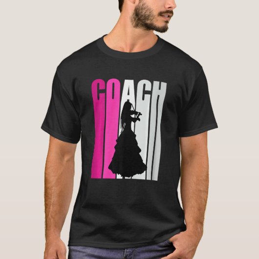 Teach Violin Instructor Coach Violinist Music Teac Tシャツ (正面)