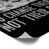 Teach Your Kids To Change Their Oil Not Their Gend ポスター (角)