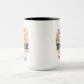 Teacher には Tea がいる Funny Teacher マグカップ (中央)