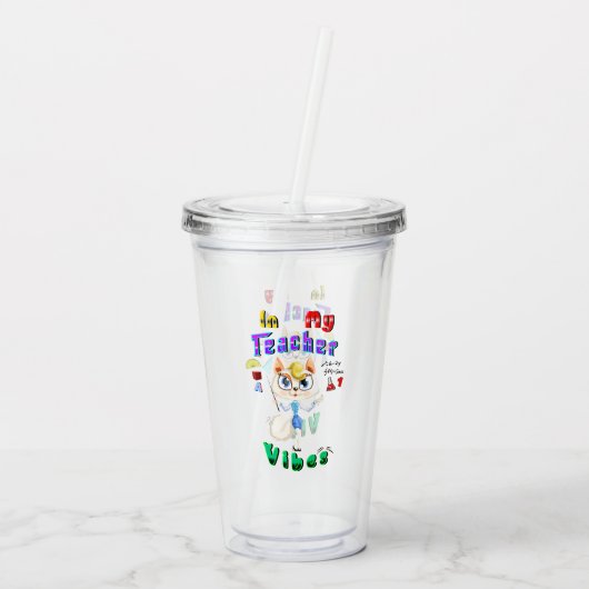 Teacher アクリルタンブラー (裏面)