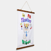 Teacher 吊り下げ型タペストリー (傾斜あり)