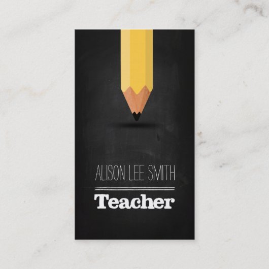 Teacher 名刺 (正面)