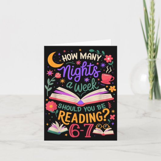 Teacher 67 How Many Nights A Week Should You Be Re カード (正面)