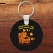 Teacher 67 How Many Nights A Week Should You Be Re キーホルダー (正面)