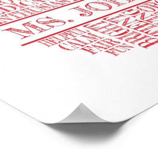 Teacher Apple Typography with Teacher's Name  ポスター (角)