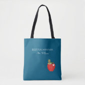 Teacher Appreciation Best Teacher Ever Apple Custo トートバッグ (正面)