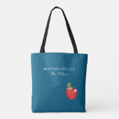 Teacher Appreciation Best Teacher Ever Apple Custo トートバッグ (裏面)