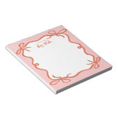 Teacher Appreciation Bold Color Border ノートパッド (アングル)