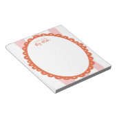 Teacher Appreciation Bold Color Border ノートパッド (アングル)