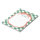 Teacher Appreciation Bold Color Border ノートパッド (回転)