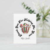 Teacher Appreciation Christmas  シーズンポストカード (スタンド正面)