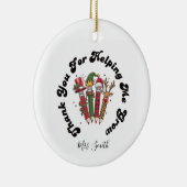 Teacher Appreciation Christmas Ornament セラミックオーナメント (右)