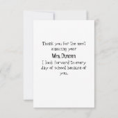 Teacher Appreciation Day Apple Checkered Napkin (裏面)