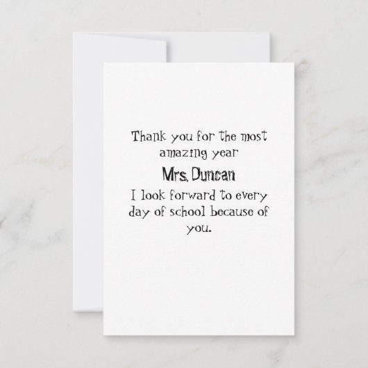 Teacher Appreciation Day Apple Checkered Napkin (裏面)