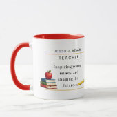 Teacher Appreciation Gift Coffee Mug マグカップ (左)