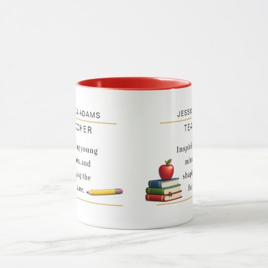 Teacher Appreciation Gift Coffee Mug マグカップ (中央)