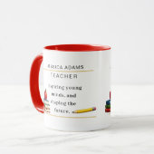 Teacher Appreciation Gift Coffee Mug マグカップ (正面左)