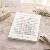 Teacher Appreciation Gift Floral Stacked Books  ノートパッド