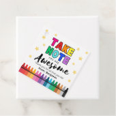 Teacher Appreciation Gift Tag "Take Note" フェイバータグ (インサイチュ)