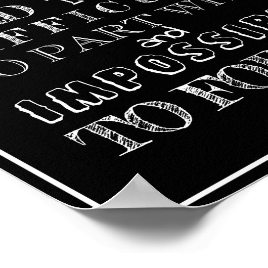 Teacher Appreciation Thank you Home decor office ポスター (角)