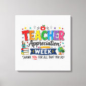 Teacher Appreciation week  キャンバスプリント (正面)
