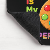 Teacher - Art Is My Superwer Art Teacher Drawing P マウスパッド (コーナー)