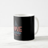 Teacher Art Love My Tribe コーヒーマグカップ (正面右)