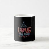 Teacher Art Love My Tribe コーヒーマグカップ (中央)