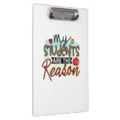 Teacher Art My Students Are The Reason クリップボード (右)