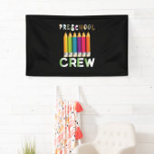 Teacher Art Preschool Crew Teacher 横断幕 (インサイチュ)