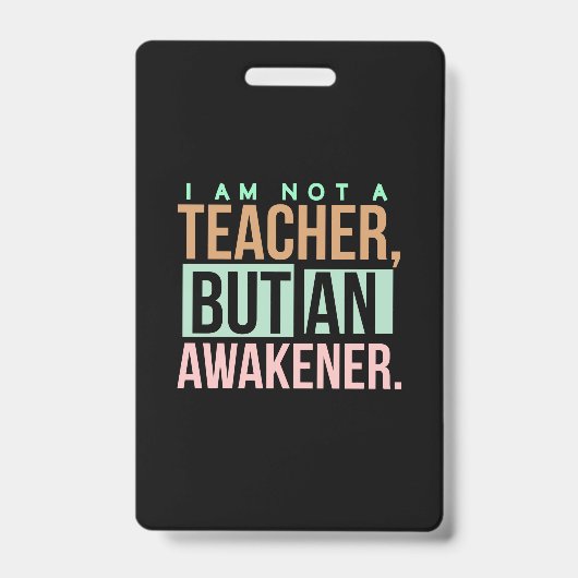 Teacher Art Teacher An Awakener バッジ (正面)