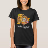 Teacher Assistant Pumpkin Latte Fall Autumn Thanks Tシャツ (正面)