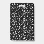 Teacher Back to School Composition  バッジ (裏面)