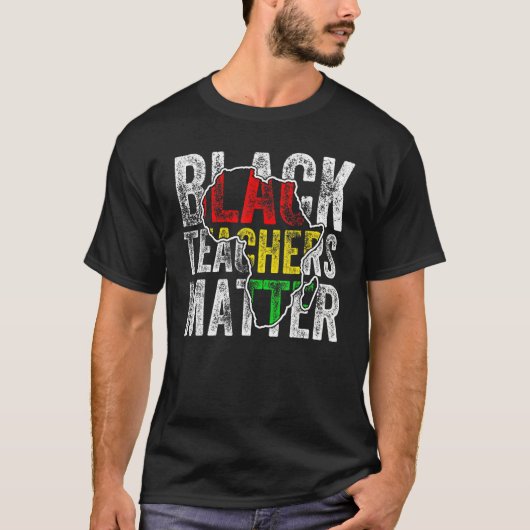 Teacher Black History Month Pride African Teacher  Tシャツ (正面)