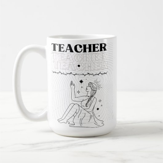  Teacher Ceramic Mug  コーヒーマグカップ (左)