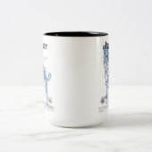 Teacher Ceramic Mug - Planting Seeds of Knowledge, ツートーンマグカップ (中央)