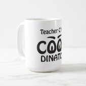 Teacher Chaos Coordinator - Funny Groovy Educator  コーヒーマグカップ (正面左)