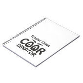 Teacher Chaos Coordinator - Funny Groovy Educator  ノートブック (左側)