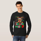 Teacher Christmas Funny 7th Grade Squad Reindeer G Tシャツ (正面フル)